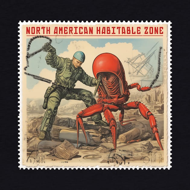 North American Habitable Zone Scorpion Fighter Tourism by BuzzBenson